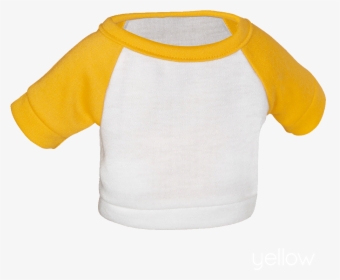 Whatzupwiththat ® Bearwear Baseball Tee - Yellow And White Baseball Tee, HD Png Download, Transparent PNG
