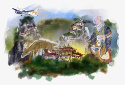 07 Bhutan - Painting, HD Png Download, Transparent PNG