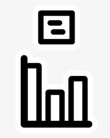 This Free Icons Png Design Of Mono Chart Legend Top - Black And White Statistics Clipart, Transparent Png, Transparent PNG