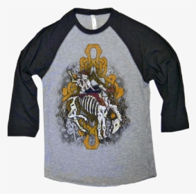 Gary Allan Vintage Heather And Smoke Baseball Tee   - Long-sleeved T-shirt, HD Png Download, Transparent PNG