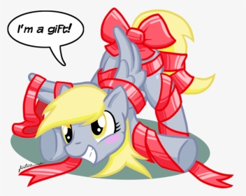 L M A Gift Derpy Hooves Rarity Pinkie Pie Pony Red - Pony Friendship Is Magic Christmas, HD Png Download, Transparent PNG