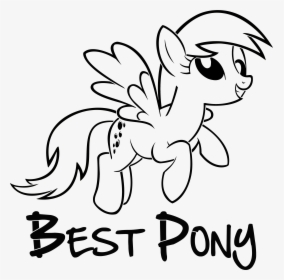 My Little Pony Stencil, HD Png Download, Transparent PNG