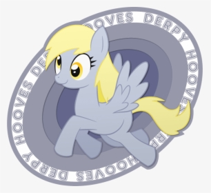 Derpyhooves-logo2011[1] - Cartoon, HD Png Download, Transparent PNG