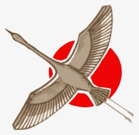 Beak,bird,line - Japanese Bird Art Png, Transparent Png, Transparent PNG