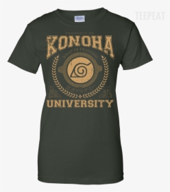 Konoha University Ladies Tee Apparel Teepeat   Class - Active Shirt, HD Png Download, Transparent PNG