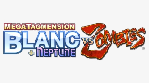 Megatagmension Blanc Neptune Vs Zombies Logo, HD Png Download, Transparent PNG