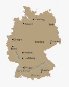 Deutschlandkarte Bundesländer Grau, HD Png Download, Transparent PNG