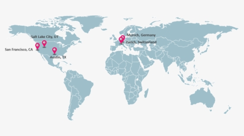 Myriad Genetics Is A Global Company - Blank Large World Map, HD Png Download, Transparent PNG