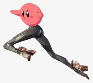 Kirby Bayonetta Legs, HD Png Download, Transparent PNG