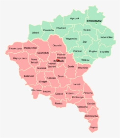 Polish Districts Of Posen - Provinz Posen, HD Png Download, Transparent PNG
