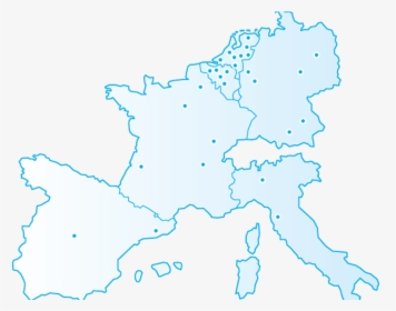 Slovenia On A Map Of Europe, HD Png Download, Transparent PNG
