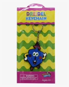 Hanukkah Dreidel Rubber Keychain - Playmat, HD Png Download, Transparent PNG