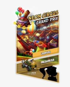 Crash Team Racing Nitro Fueled Grand Prix Neon Circus, HD Png Download, Transparent PNG