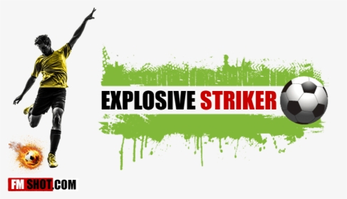 Explosive Striker - Football Vector Image Color, HD Png Download, Transparent PNG