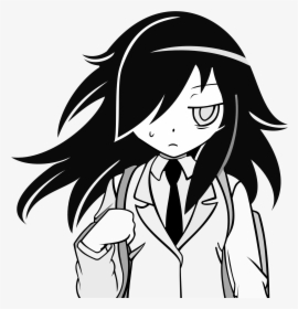 View Tomoko , , Png Download - Tomoko Png Black And White, Transparent Png, Transparent PNG