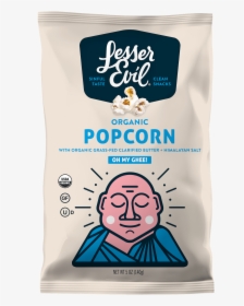 Oh My Ghee - Lesser Evil Himalayan Pink Popcorn, HD Png Download, Transparent PNG