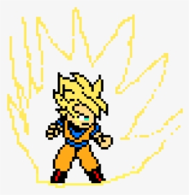 Goku Super Saiyan Pixel, HD Png Download, Transparent PNG