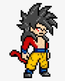Pixel Art Do Goku, HD Png Download, Transparent PNG