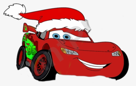 Cars2 Lightningmcqueen Christmas Freetoedit Colorpaint - Disney Cars Christmas Clipart, HD Png Download, Transparent PNG