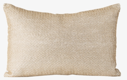 Metallic Gold Embroidered Chainmail Pillow - Cushion, HD Png Download, Transparent PNG