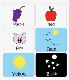 Color Flashcards With Objects, HD Png Download, Transparent PNG