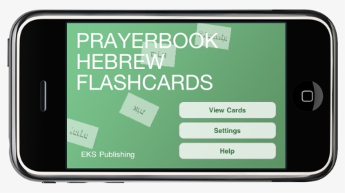 Prayerbook Hebrew Flashcards - Iphone, HD Png Download, Transparent PNG