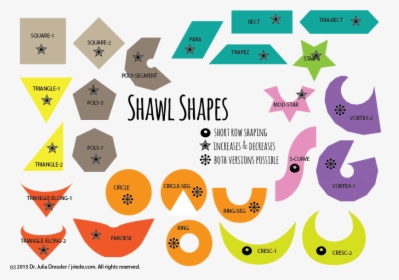 Shawl Design For Everybody - Name Of Weird Shapes, HD Png Download, Transparent PNG