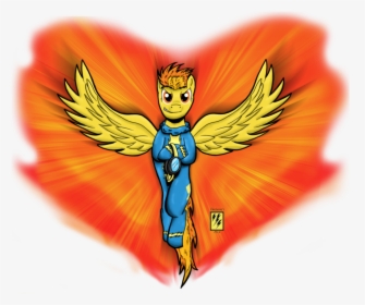 Spitfire And The Flames Of Friendship - Illustration, HD Png Download, Transparent PNG