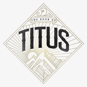 Titus Black - Book Of Titus Chip Ingram, HD Png Download, Transparent PNG