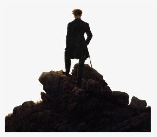 Caspar David Friedrich Wanderer Above The Sea, HD Png Download, Transparent PNG