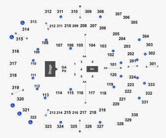 Bridgestone Arena Seating Chart Pbr, HD Png Download, Transparent PNG