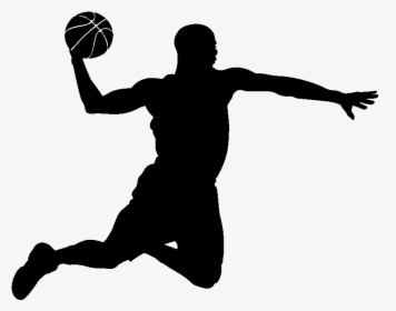 Basketball Player Black And White, HD Png Download, Transparent PNG