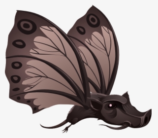 Inhabitants Npc Butterfly Svg Clip Arts - Pig Butterfly, HD Png Download, Transparent PNG