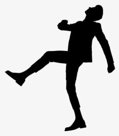 Joyful Man In Suit Silhouette - Mary Poppins Chimney Sweep Clip Art, HD Png Download, Transparent PNG