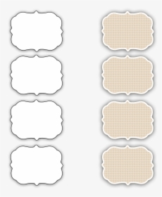 Blank Gift Tag Templates - Illustration, HD Png Download, Transparent PNG