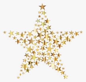 Stars Clipart Clear Background - Transparent Background Gold Star, HD Png Download, Transparent PNG
