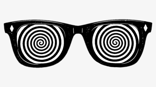 #xrayspecs #glasses #hypnotic #wayfarer #retro#freetoedit - Hypnotic Glasses Clipart, HD Png Download, Transparent PNG