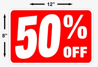Upto 50 Off Png - 50% Off Sale Sign, Transparent Png, Transparent PNG