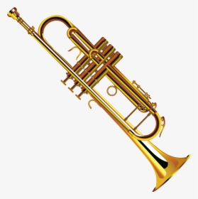 Trumpet Musical Instruments Trombone Clip Art - Trumpet Clipart, HD Png Download, Transparent PNG