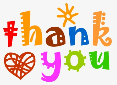 Thank You With Heart - Transparent Thank You Clipart, HD Png Download, Transparent PNG