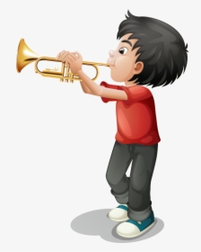 Musical Musician Clip Art - Student Playing Musical Instrument Clipart, HD Png Download, Transparent PNG