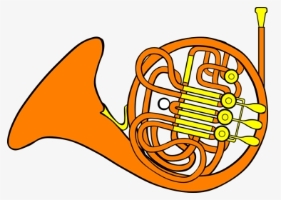 Trombone, Horn, Musical, Instrument, Brass, Musician - French Horn Clip Art, HD Png Download, Transparent PNG