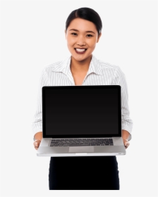 Girl With Laptop - Girls With Laptop Png, Transparent Png, Transparent PNG
