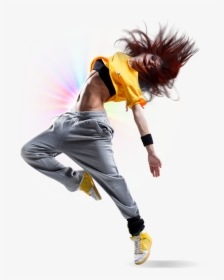 Street Dance,hip Hop Arts,yellow,jumping,b Boying,modern - Hip Hop Dance Png, Transparent Png, Transparent PNG