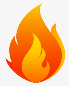 Red Vector Flowing Flames - Transparent Flame Vector, HD Png Download, Transparent PNG