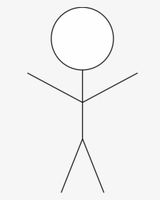 Drawing Stickman Happy - Child Stick Figure Png, Transparent Png, Transparent PNG