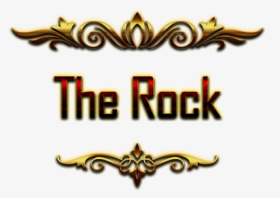 The Rock Decorative Name Png - Yogesh Name, Transparent Png, Transparent PNG