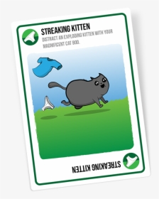 Exploding Kittens Streaking Kittens, HD Png Download, Transparent PNG