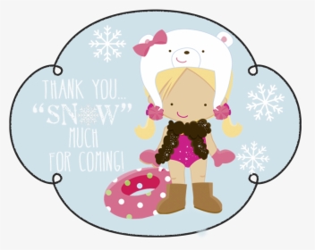 Thank You Clipart Winter - Winter Pool Party Clip Art, HD Png Download, Transparent PNG