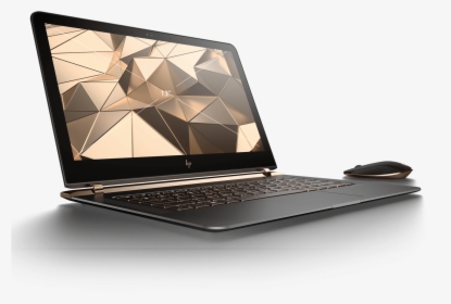 Hp Laptop Png Transparent Image - Hp Spectre X360 Black And Copper, Png Download, Transparent PNG